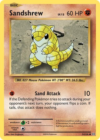 Sandshrew (Evolutions 54/108)