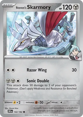 Steven's Skarmory (Destined Rivals 142/182)