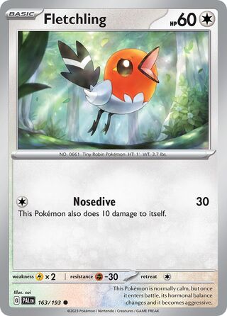 Fletchling (Paldea Evolved 163/193)