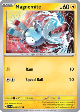 Magnemite (Obsidian Flames 063/197)