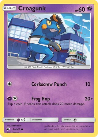 Croagunk (Burning Shadows 54/147)