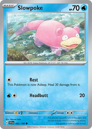 Slowpoke (Scarlet & Violet 042/198)