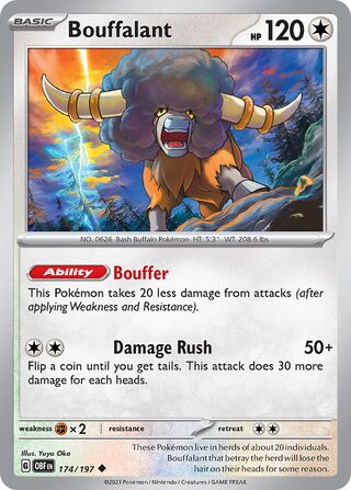 Bouffalant (Obsidian Flames 174/197)