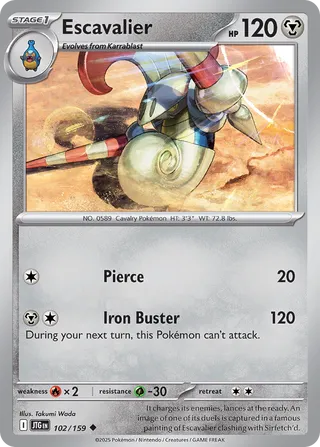 Escavalier (Journey Together 102/159)