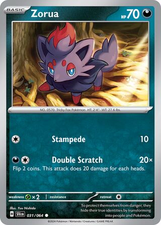 Zorua (Shrouded Fable 031/064)