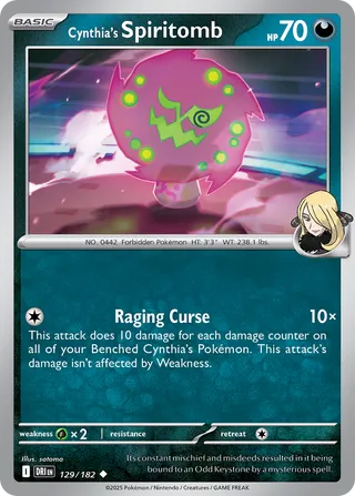 Cynthia's Spiritomb (Destined Rivals 129/182)