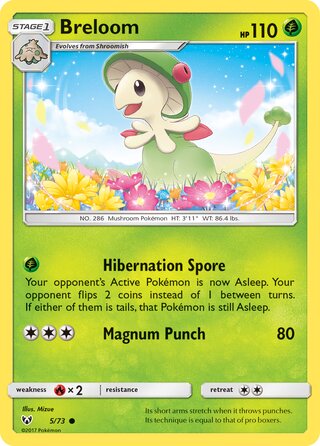 Breloom (Shining Legends 5/73)