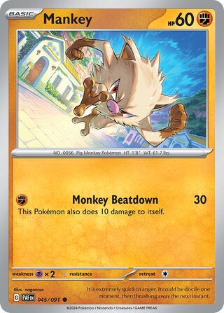 Mankey (Paldean Fates 045/091)