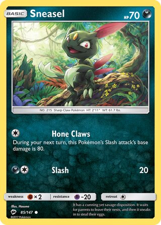 Sneasel (Burning Shadows 85/147)