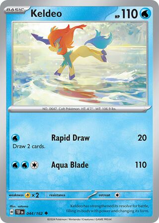 Keldeo (Temporal Forces 044/162)