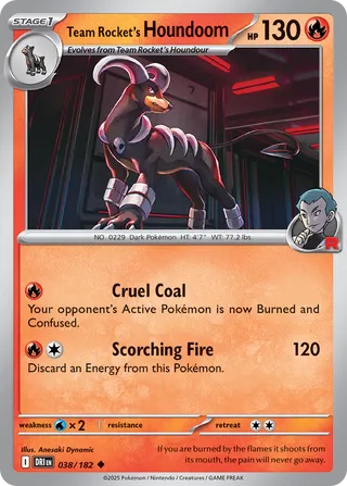 Team Rocket's Houndoom (Destined Rivals 038/182)