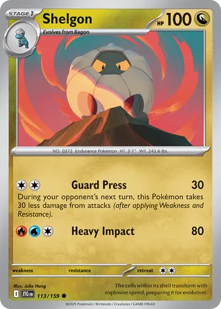 Shelgon (Journey Together 113/159)