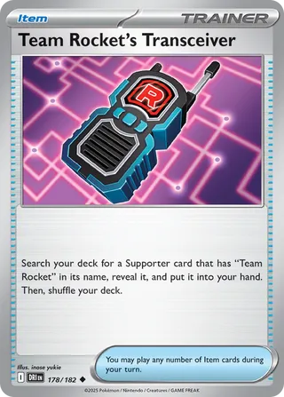 Team Rocket's Transceiver (Destined Rivals 178/182)
