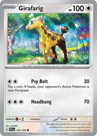 Girafarig (Paldea Evolved 154/193)