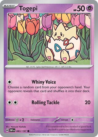 Togepi (Obsidian Flames 083/197)