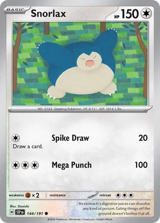 Snorlax (Surging Sparks 144/191)