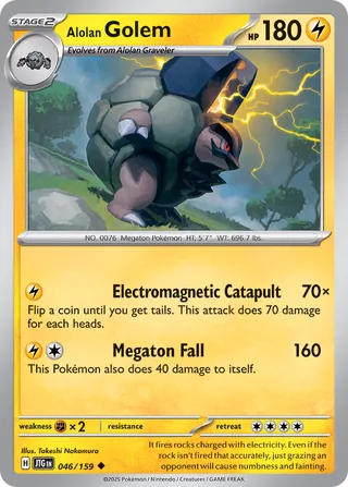 Alolan Golem (Journey Together 046/159)