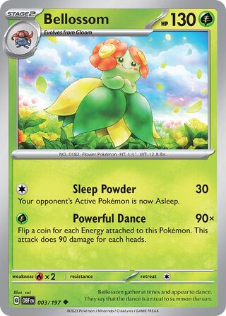 Bellossom (Obsidian Flames 003/197)