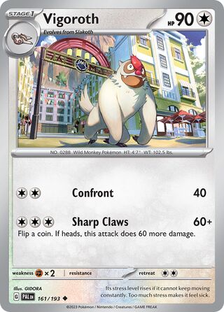 Vigoroth (Paldea Evolved 161/193)