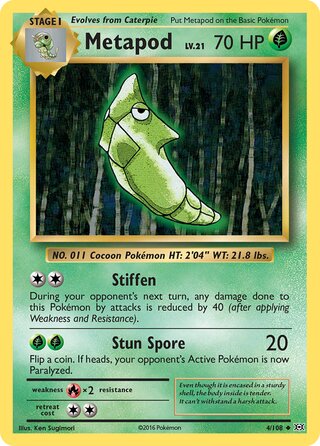 Metapod (Evolutions 4/108)