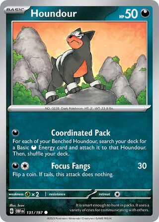 Houndour (Obsidian Flames 131/197)