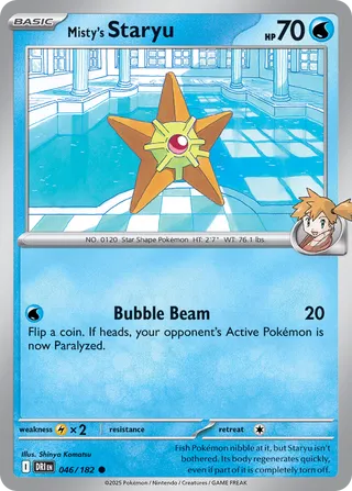 Misty's Staryu (Destined Rivals 046/182)