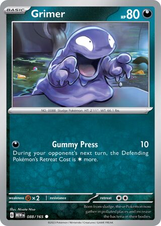 Grimer (Scarlet & Violet 151 088/165)