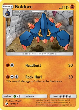 Boldore (Sun & Moon 70/149)