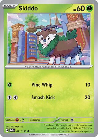 Skiddo (Scarlet & Violet 011/198)