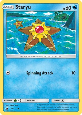 Staryu (Crimson Invasion 15/111)