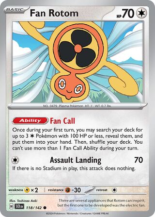Fan Rotom (Stellar Crown 118/142)