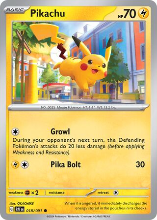 Pikachu (Paldean Fates 018/091)