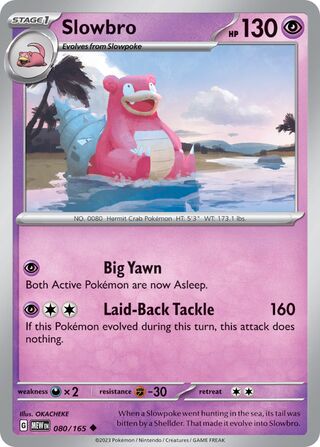 Slowbro (Scarlet & Violet 151 080/165)
