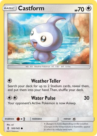 Castform (Guardians Rising 105/145)