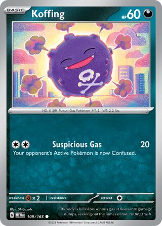 Koffing (Scarlet & Violet 151 109/165)