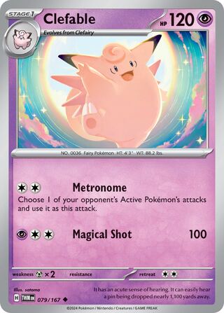 Clefable (Twilight Masquerade 079/167)