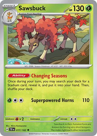 Sawsbuck (Temporal Forces 017/162)