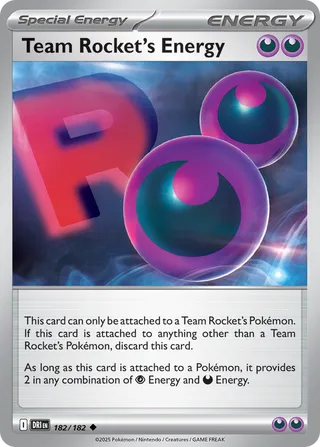 Team Rocket's Energy (Destined Rivals 182/182)