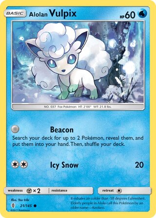 Alolan Vulpix (Guardians Rising 21/145)