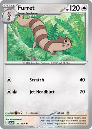 Furret (Journey Together 119/159)