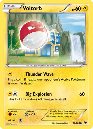 Voltorb (Roaring Skies 21/108)