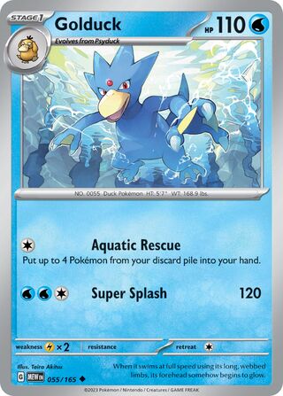 Golduck (Scarlet & Violet 151 055/165)