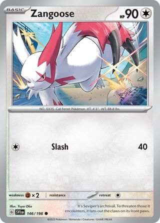 Zangoose (Scarlet & Violet 146/198)