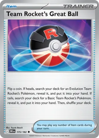 Team Rocket's Great Ball (Destined Rivals 175/182)