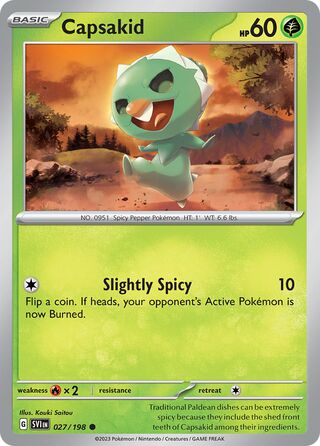 Capsakid (Scarlet & Violet 027/198)