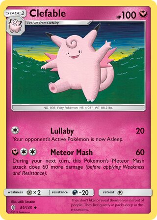 Clefable (Guardians Rising 89/145)