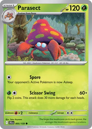 Parasect (Journey Together 005/159)