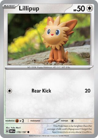 Lillipup (Obsidian Flames 170/197)