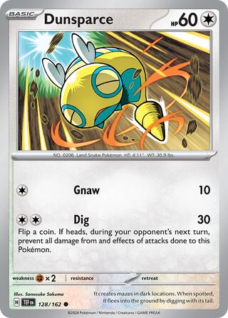 Dunsparce (Temporal Forces 128/162)