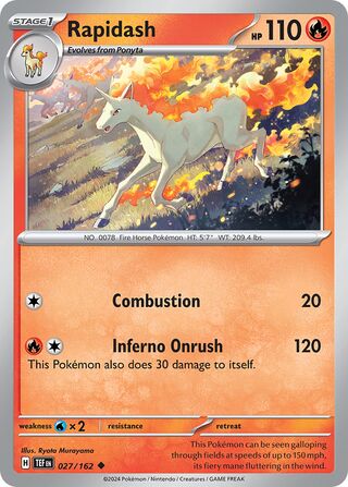 Rapidash (Temporal Forces 027/162)
